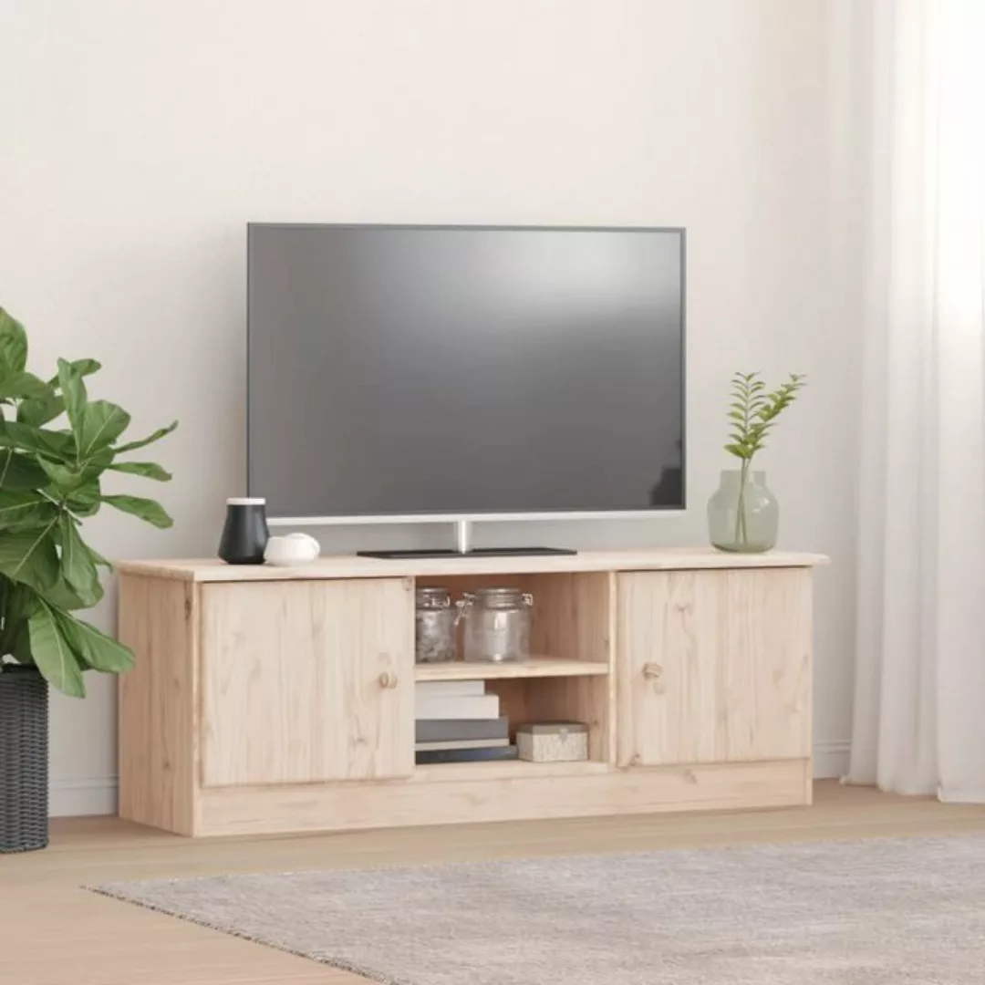 vidaXL TV-Schrank TV-Schrank ALTA 112x35x41 cm Massivholz Kiefer TV-Lowboar günstig online kaufen