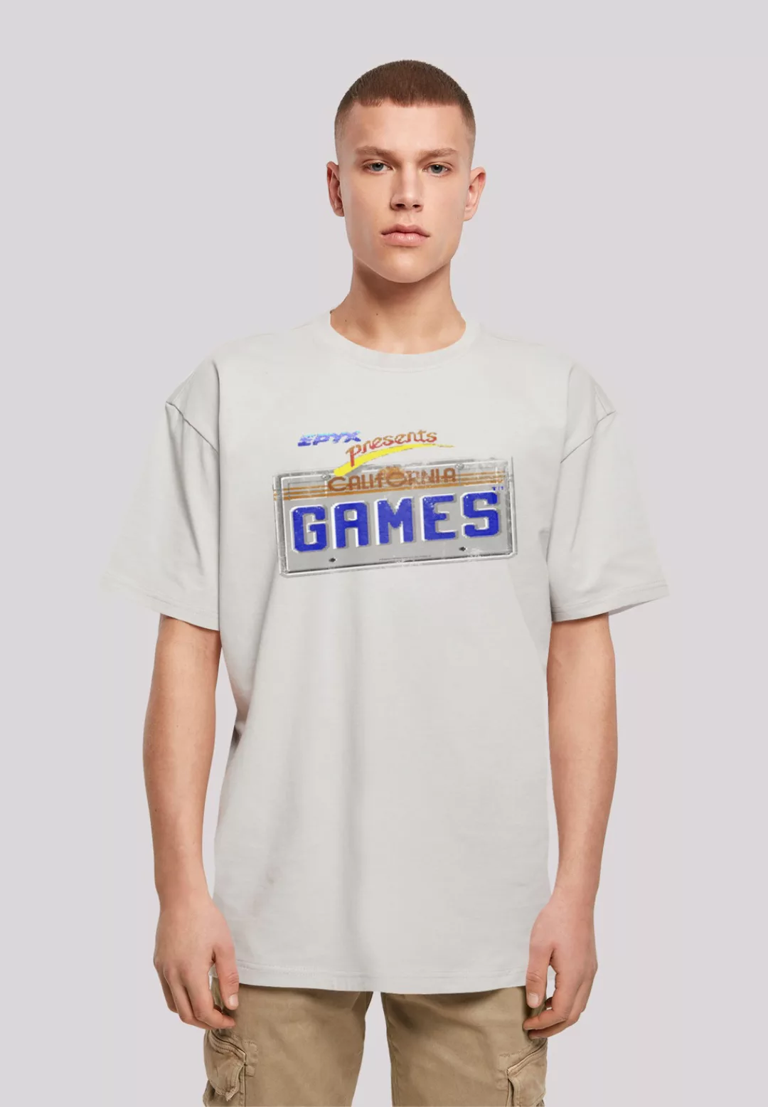F4NT4STIC T-Shirt "California Games Plate", Print günstig online kaufen