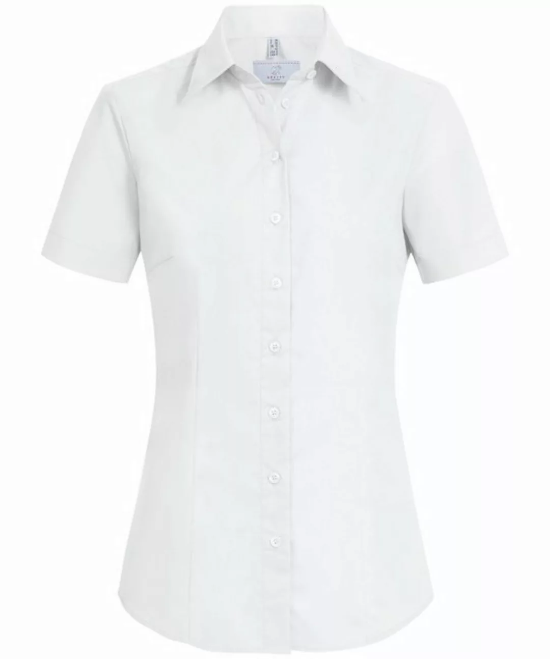 GREIFF Kurzarmbluse Greiff Corporate Bluse Damen BASIC Regular-Fit Weiß 50 günstig online kaufen