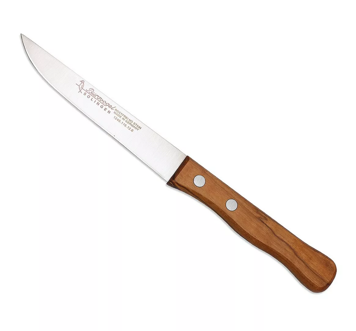 Burgvogel Gemüsemesser Olivenholz Küchenmesser 12 cm günstig online kaufen