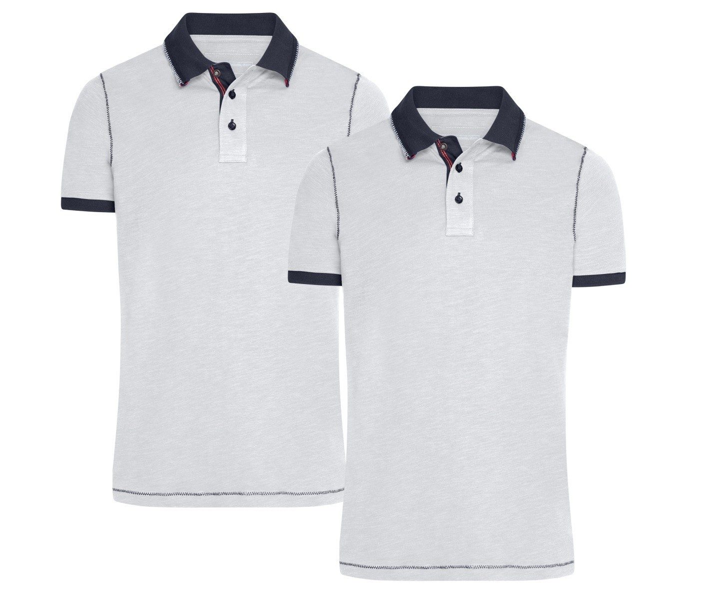 James & Nicholson Poloshirt Doppelpack Herrenpolo günstig online kaufen
