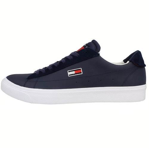 Tommy Hilfiger Retro Vulc Tjm Leather Schuhe EU 45 Navy Blue günstig online kaufen