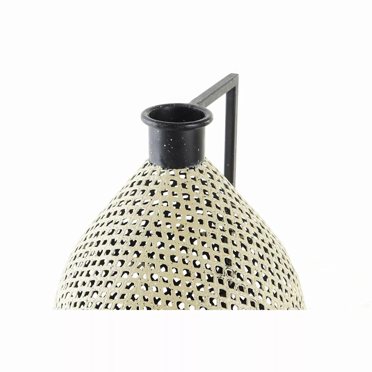 Vase Dkd Home Decor Schwarz Metall Braun Hellbraun (26 X 26 X 39 Cm) günstig online kaufen