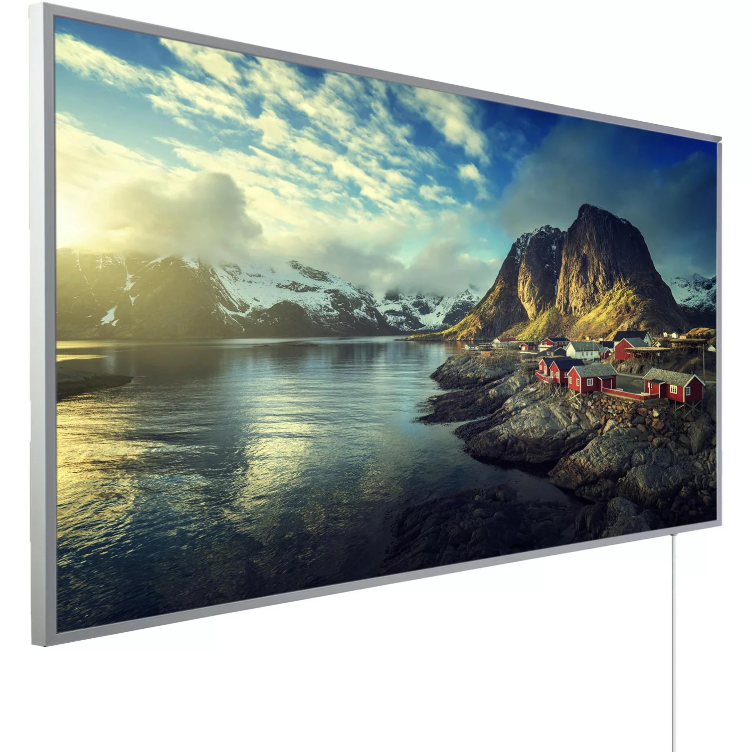 Könighaus Infrarotheizung Panorama-Serie 60 cm x 100 cm 800 W Aussicht Norw günstig online kaufen