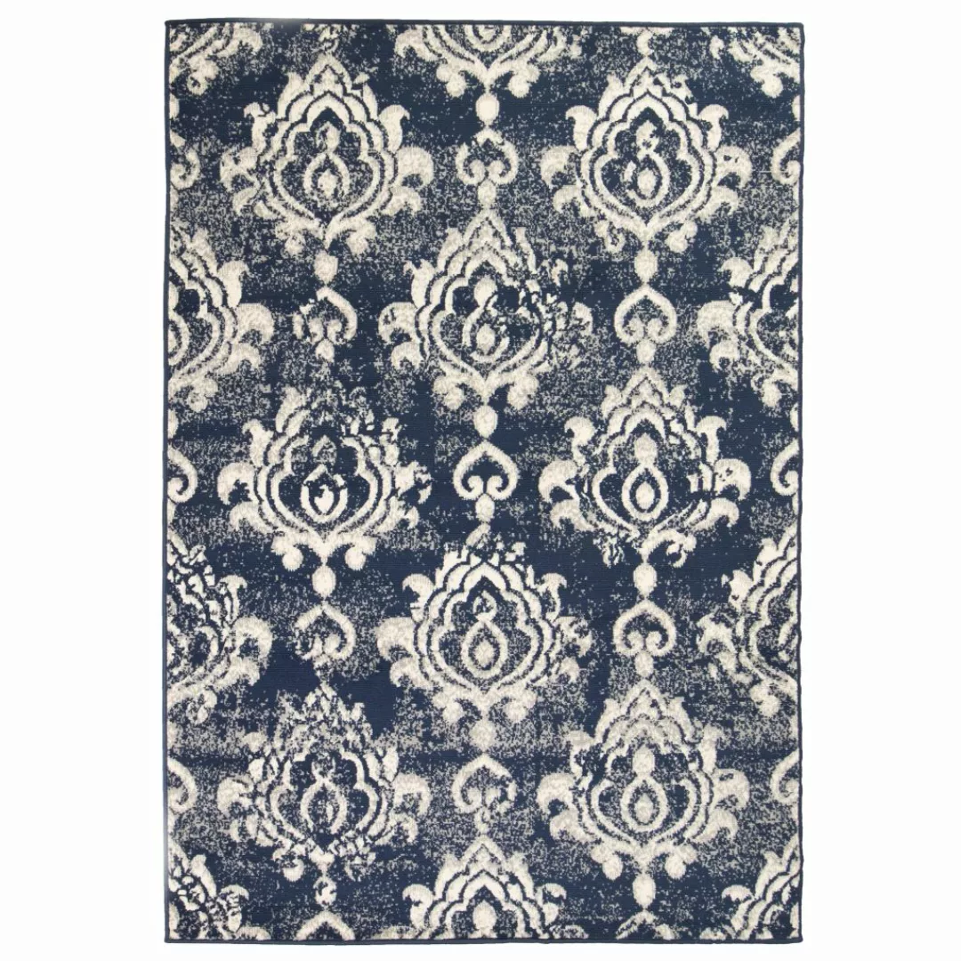 Teppich Modern Barock-ornamente Vintage 80 X 150 Cm Beige/blau günstig online kaufen