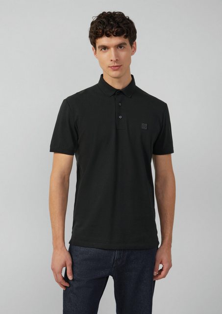 s.Oliver BLACK LABEL Kurzarmshirt Piqué-Poloshirt aus Baumwollstretch mit L günstig online kaufen