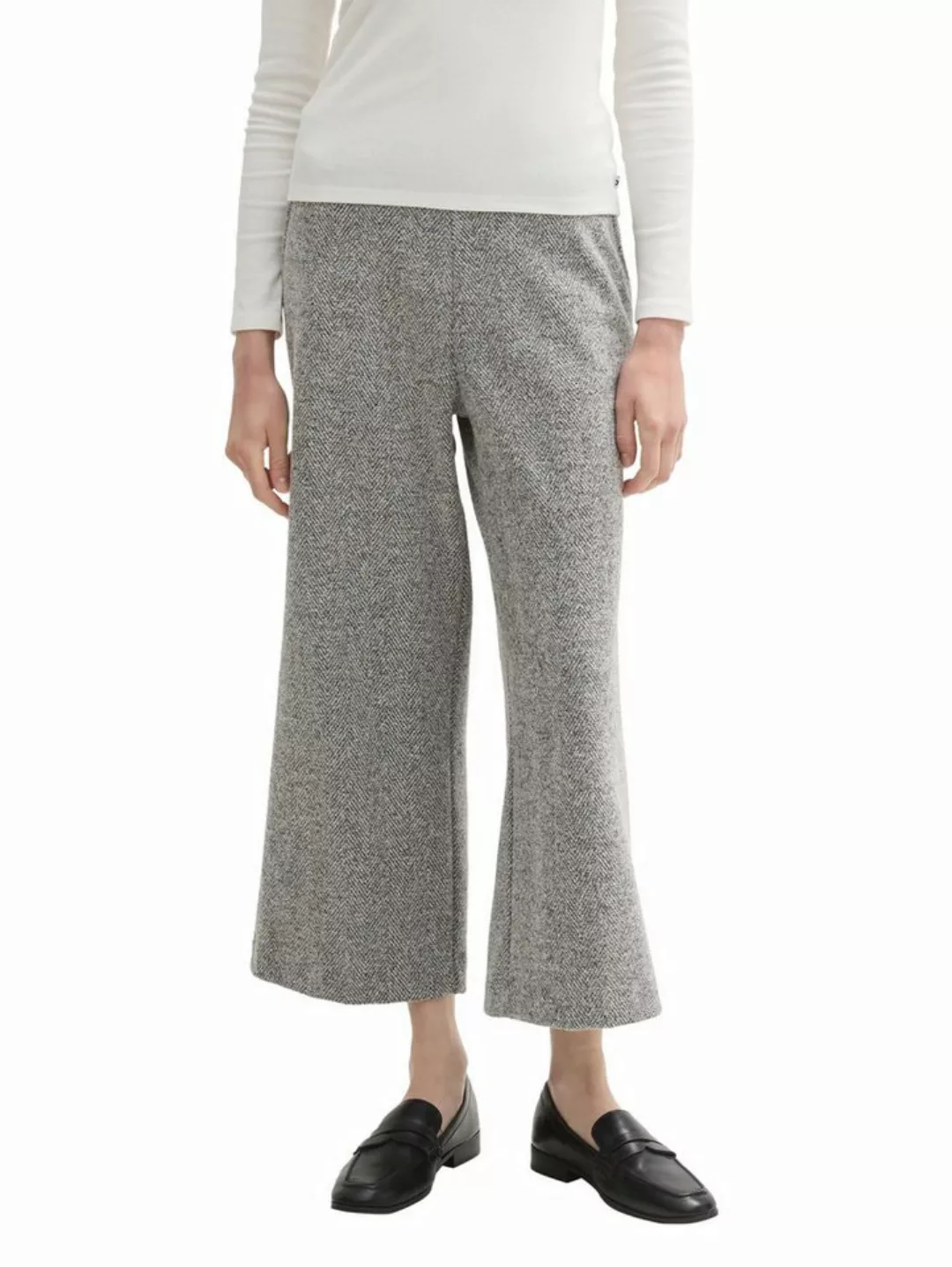 TOM TAILOR 7/8-Hose Cropped Culotte Hose mit Struktur günstig online kaufen