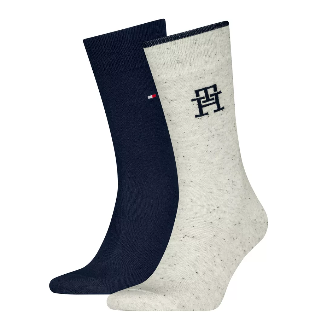 Tommy Hilfiger Socken "TH MEN SOCK 2P MONOGRAM NAPPY", (2 Paar), mit markan günstig online kaufen