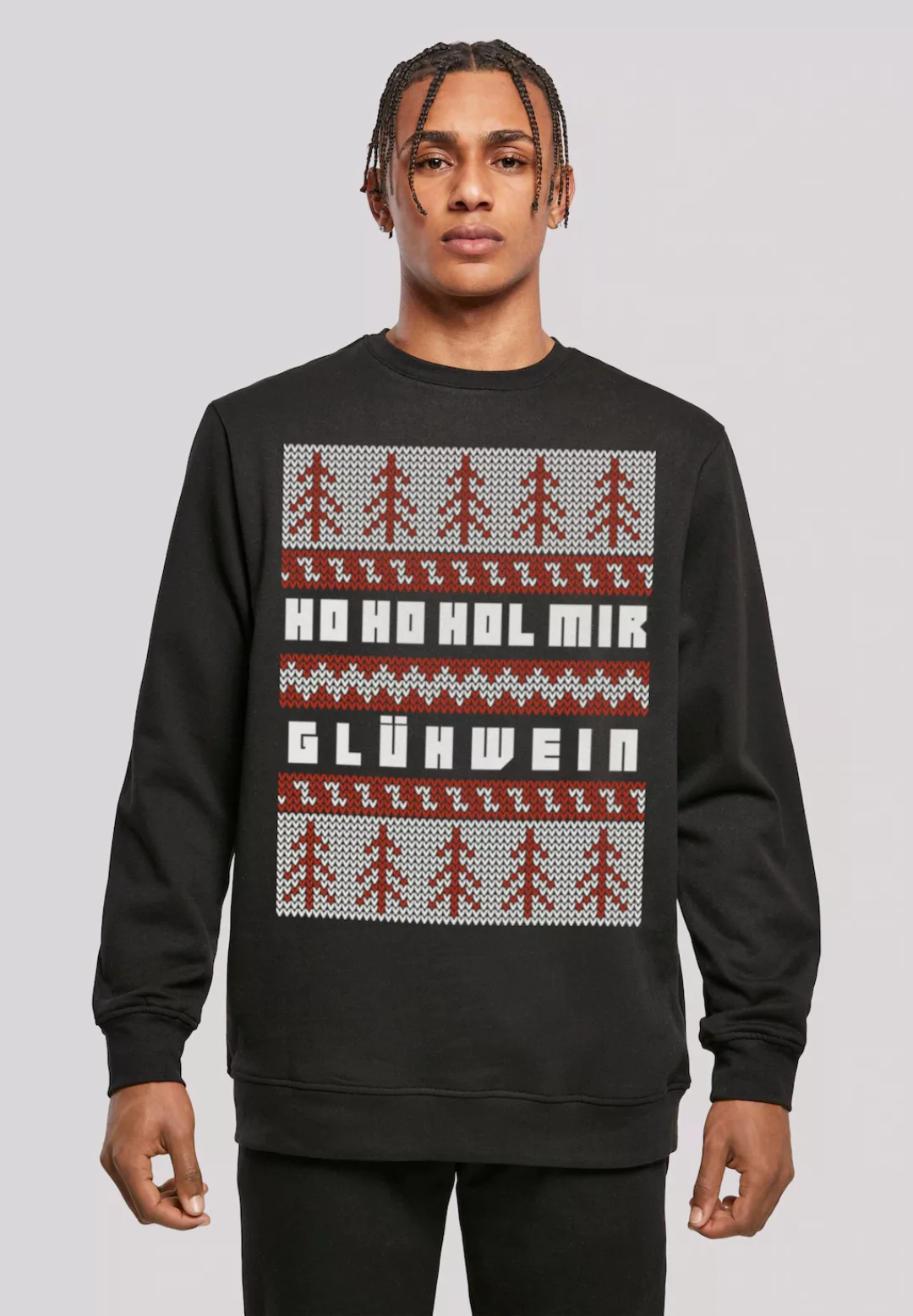 F4NT4STIC Kapuzenpullover "Ho Ho Hol mir Glühwein Weihnachten", Print günstig online kaufen