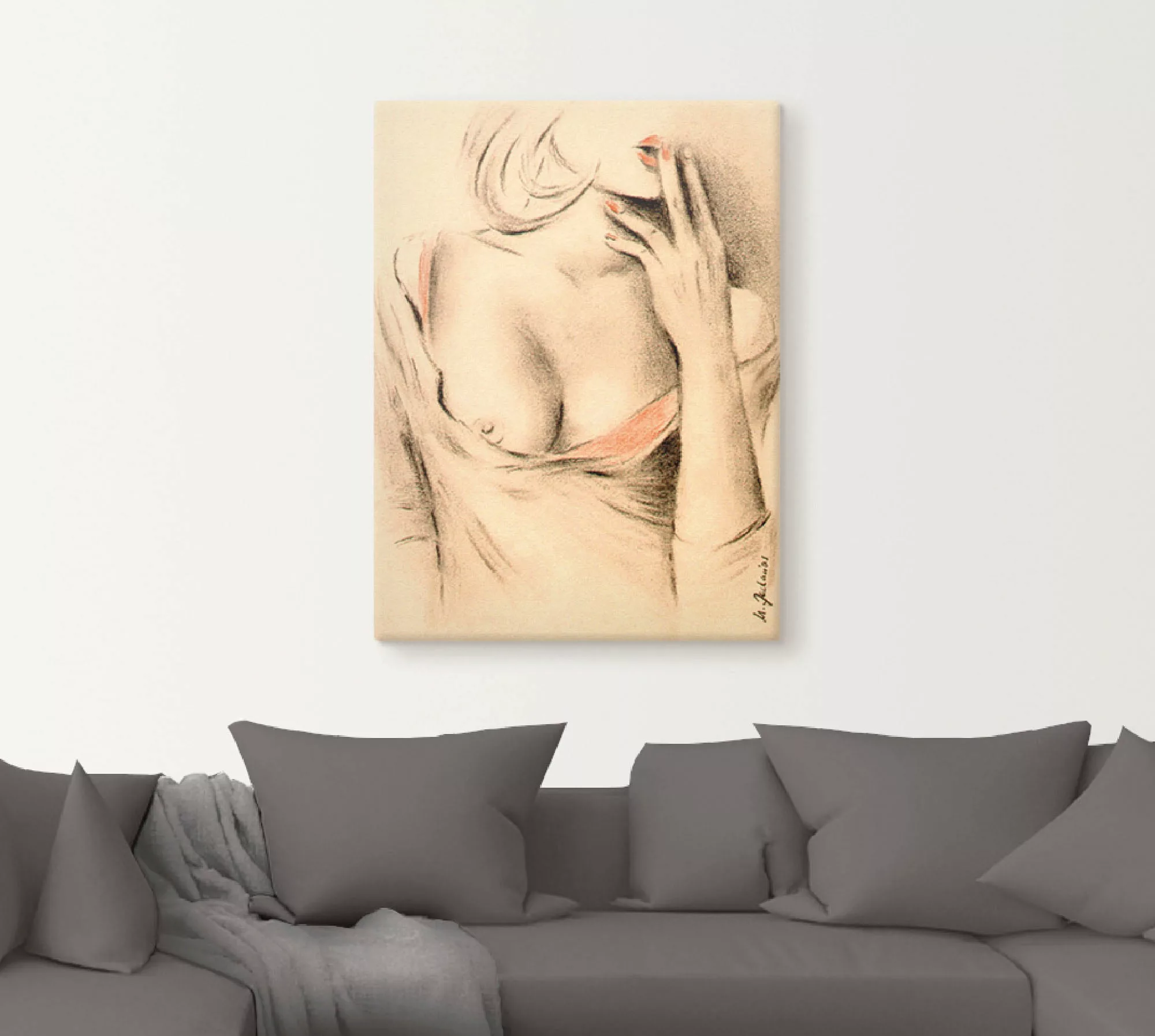 Artland Wandbild »Aphrodite der Moderne«, Frau, (1 St.), als Leinwandbild, günstig online kaufen