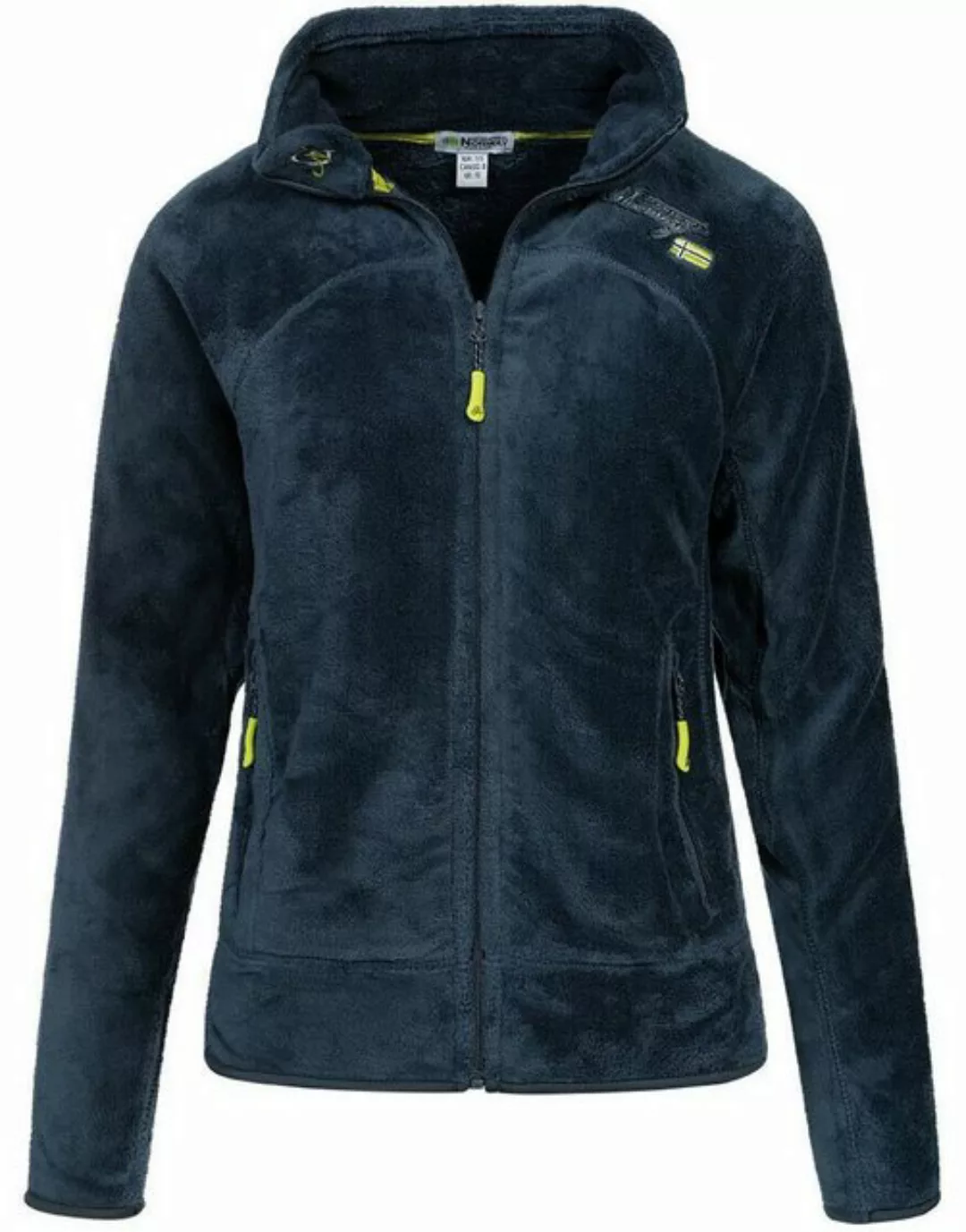 Geographical Norway Fleecejacke Damen Teddy Fleece Jacke Herbst Winter Jack günstig online kaufen