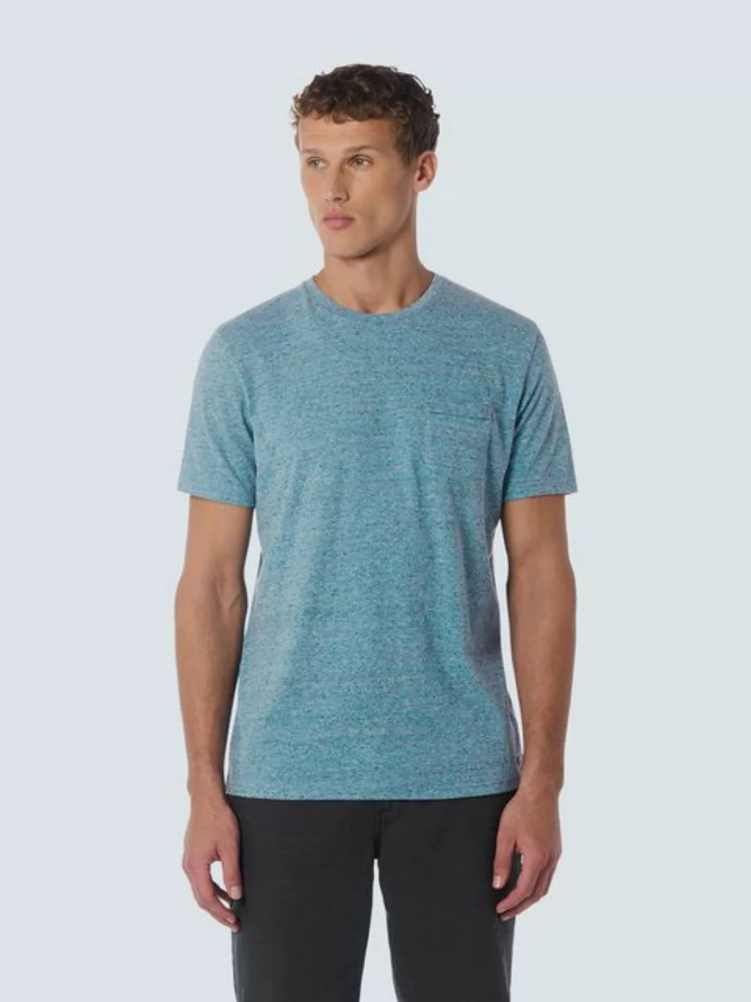 NO EXCESS T-Shirt, mit Bursttasche in melierter Optik günstig online kaufen