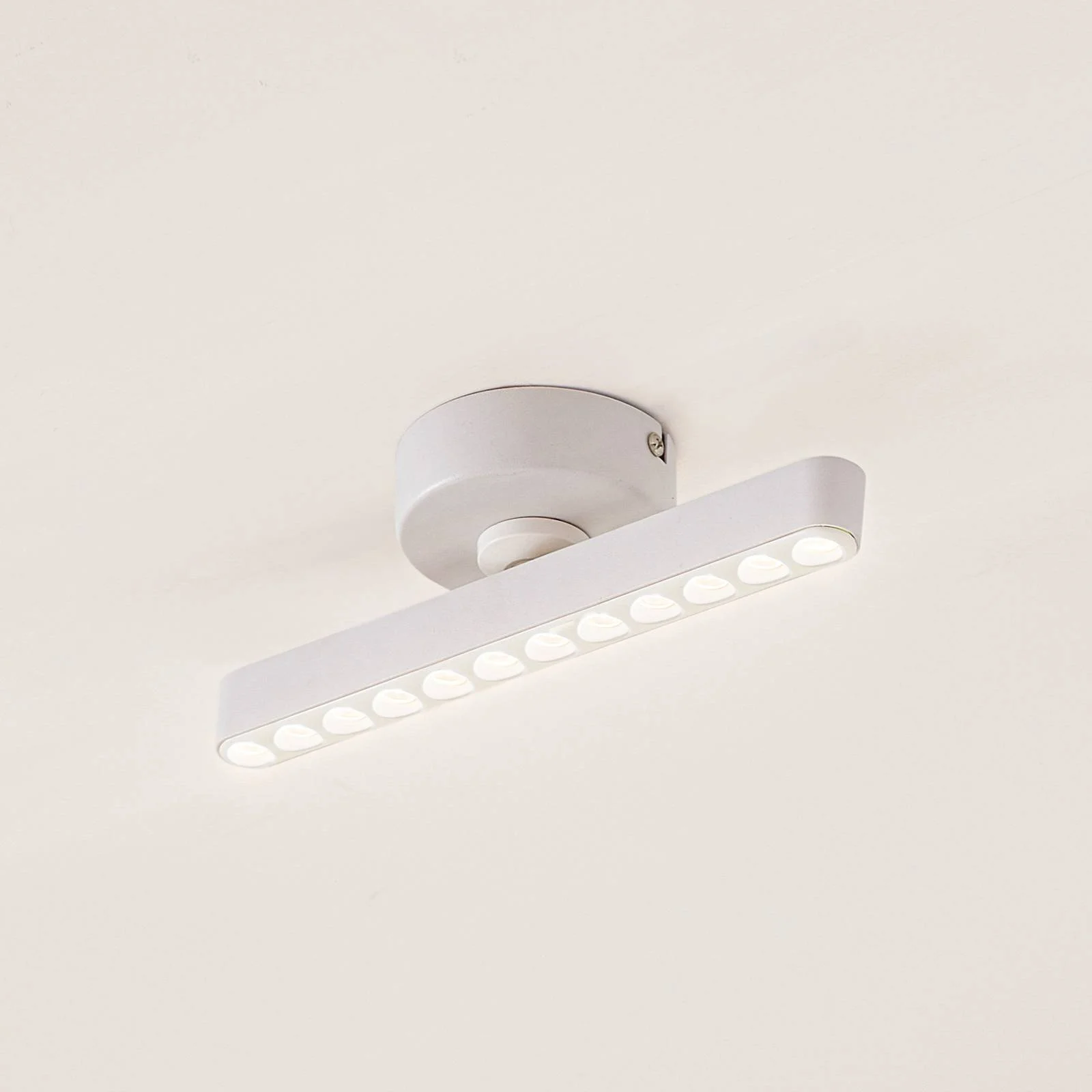 Lindby LED-Strahler Eldrin, weiß, 9W, 1-flammig, Eisen günstig online kaufen