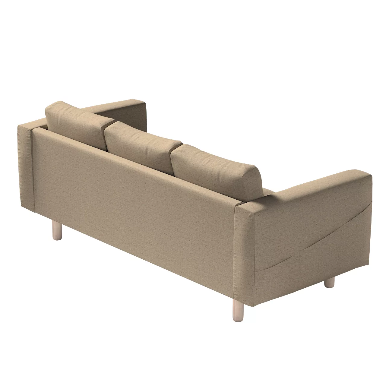 Bezug für Norsborg 3-Sitzer Sofa, beige, Norsborg 3-Sitzer Sofabezug, Madri günstig online kaufen