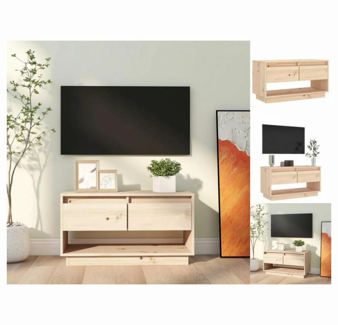 vidaXL TV-Schrank TV-Schrank 74x34x40 cm Massivholz Kiefer Lowboard günstig online kaufen