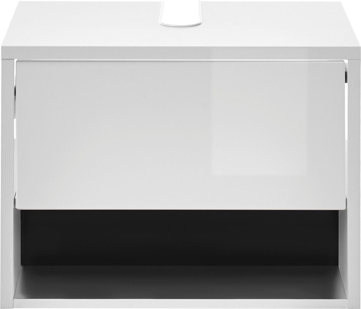 Places of Style Waschbeckenunterschrank "Studio Line, Badschrank in Hochgla günstig online kaufen