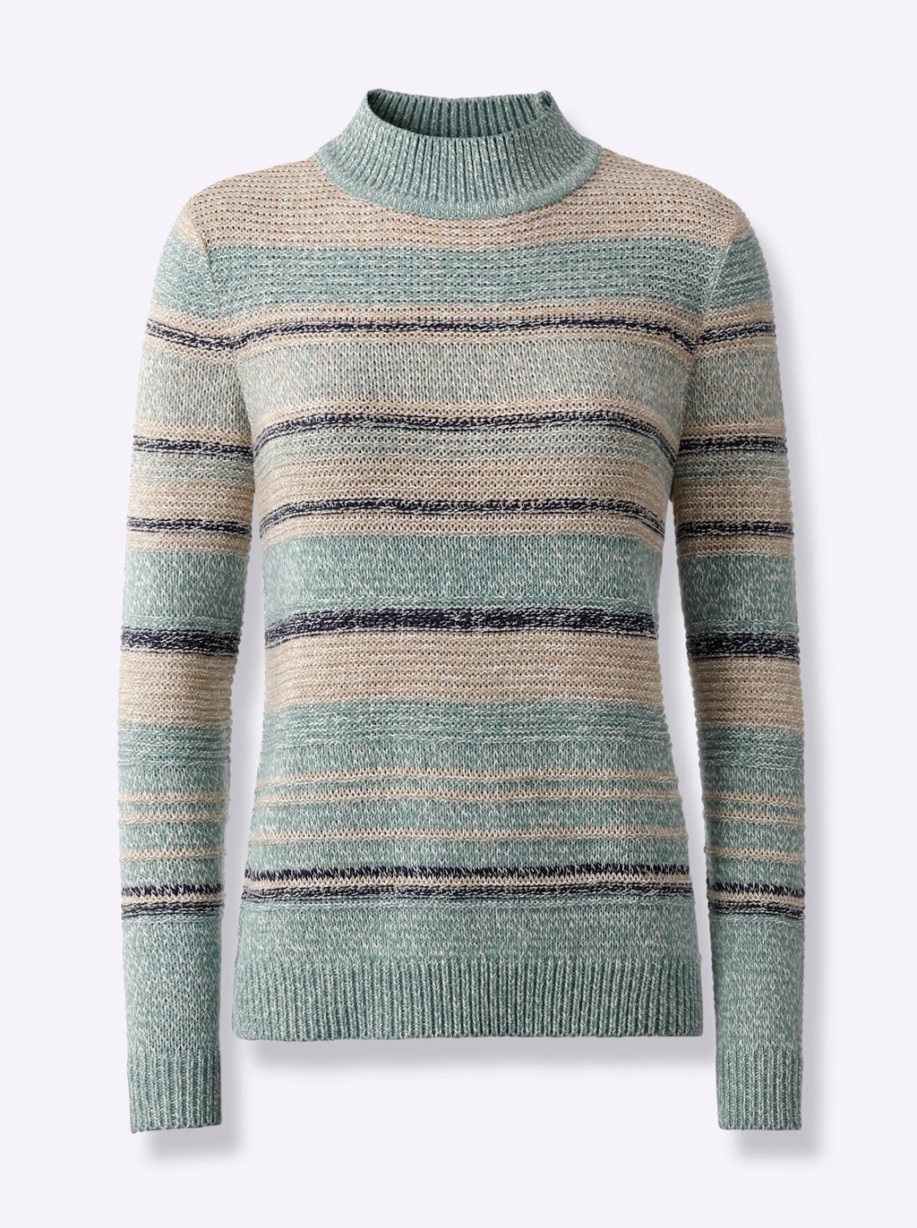 Classic Basics Stehkragenpullover "Langarm-Pullover" günstig online kaufen
