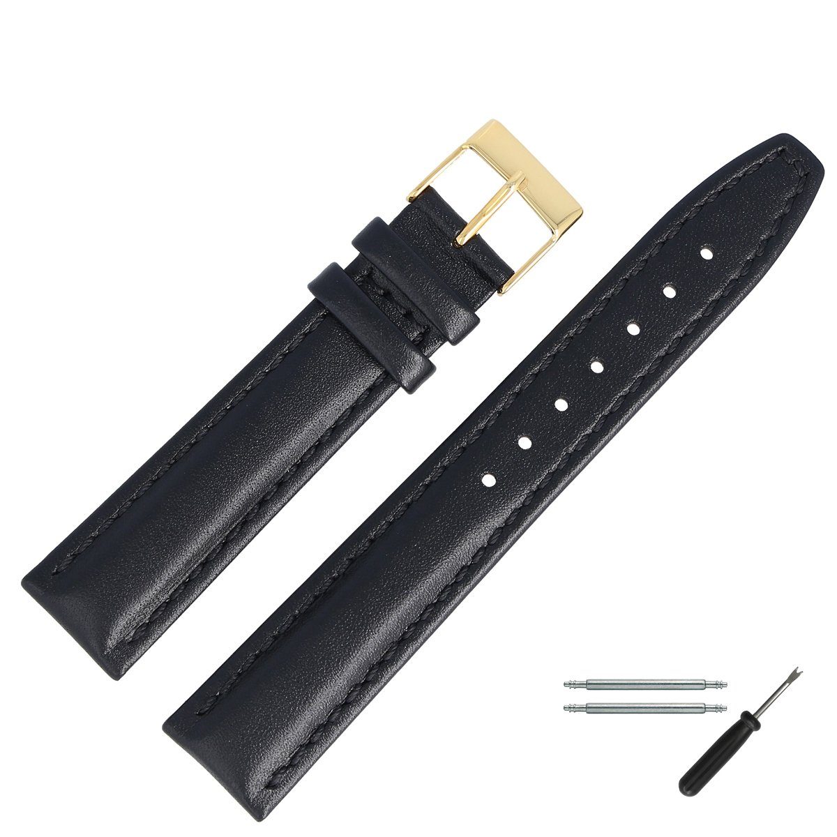 MARBURGER Uhrenarmband 18mm Leder günstig online kaufen