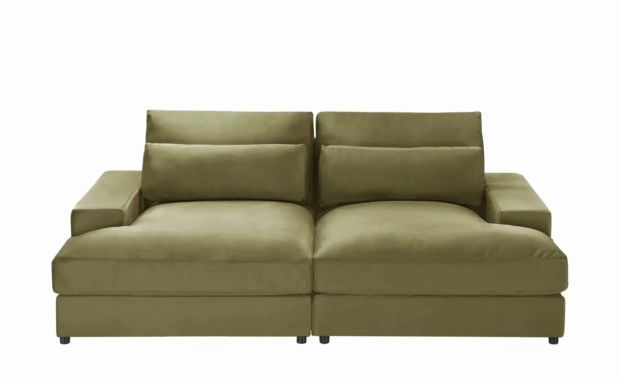 Lounge Sofa  Branna ¦ grün ¦ Maße (cm): B: 232 H: 88 T: 164 Polstermöbel > günstig online kaufen