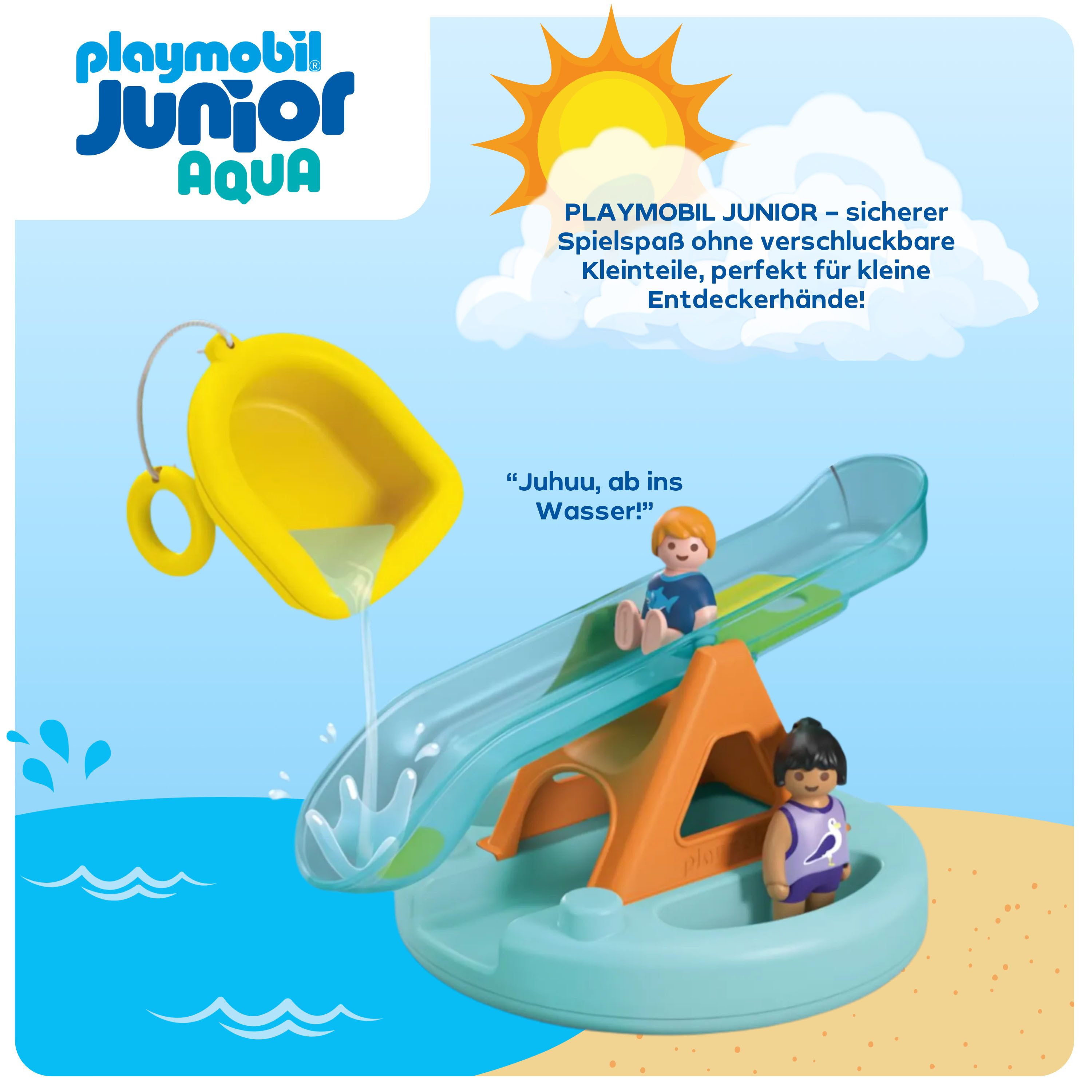 Playmobil® Badeinsel mit Wasserrutsche (71687), JUNIOR günstig online kaufen