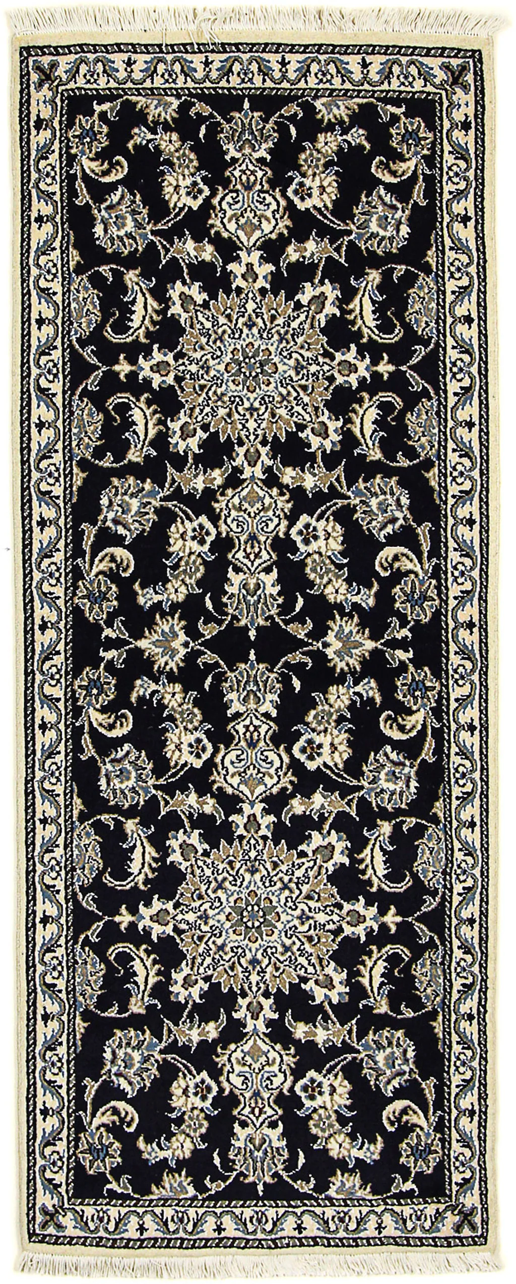 morgenland Orientteppich »Perser - Nain - 192 x 78 cm - dunkelblau«, rechte günstig online kaufen