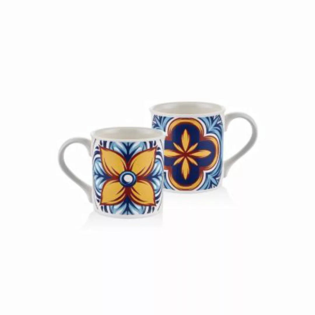 THE MIA Kaffeetasse 2er Set Toscana bunt günstig online kaufen