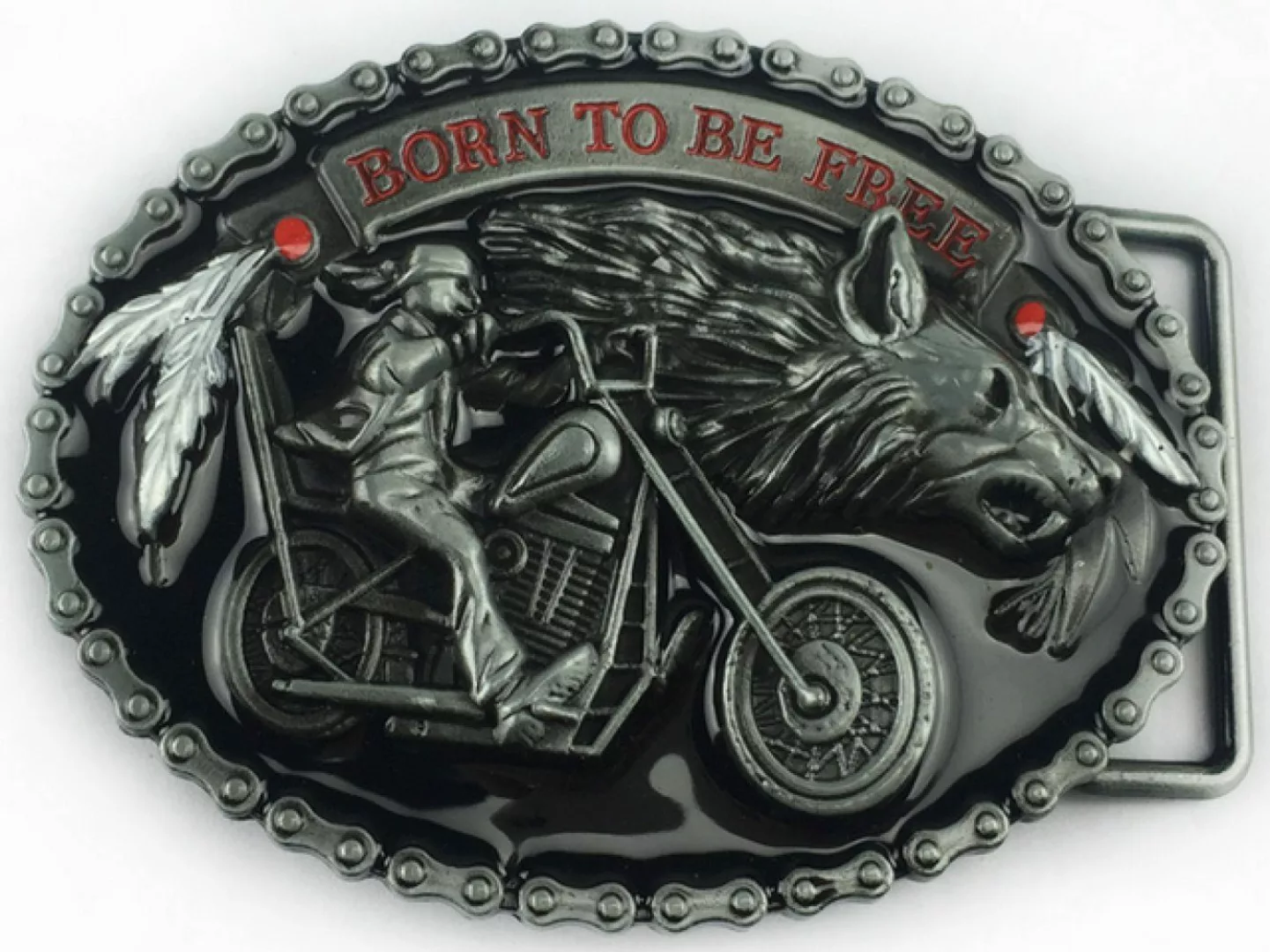 Ware aus aller Welt Gürtelschnalle Biker günstig online kaufen