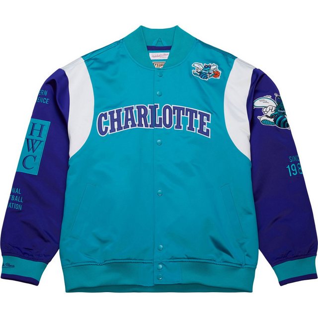 Mitchell & Ness Collegejacke Heavyweight Satin Jacket NBA Charlotte Hornets günstig online kaufen