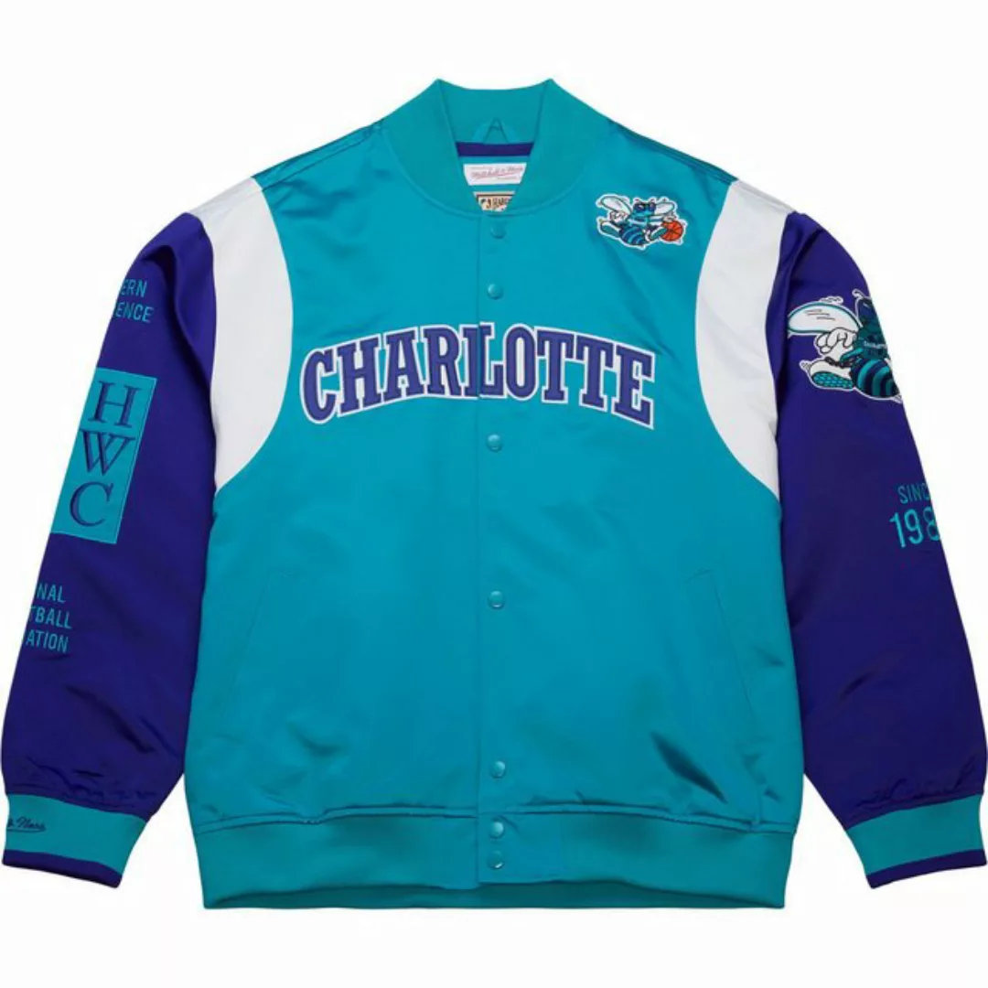 Mitchell & Ness Collegejacke Heavyweight Satin Jacket NBA Charlotte Hornets günstig online kaufen