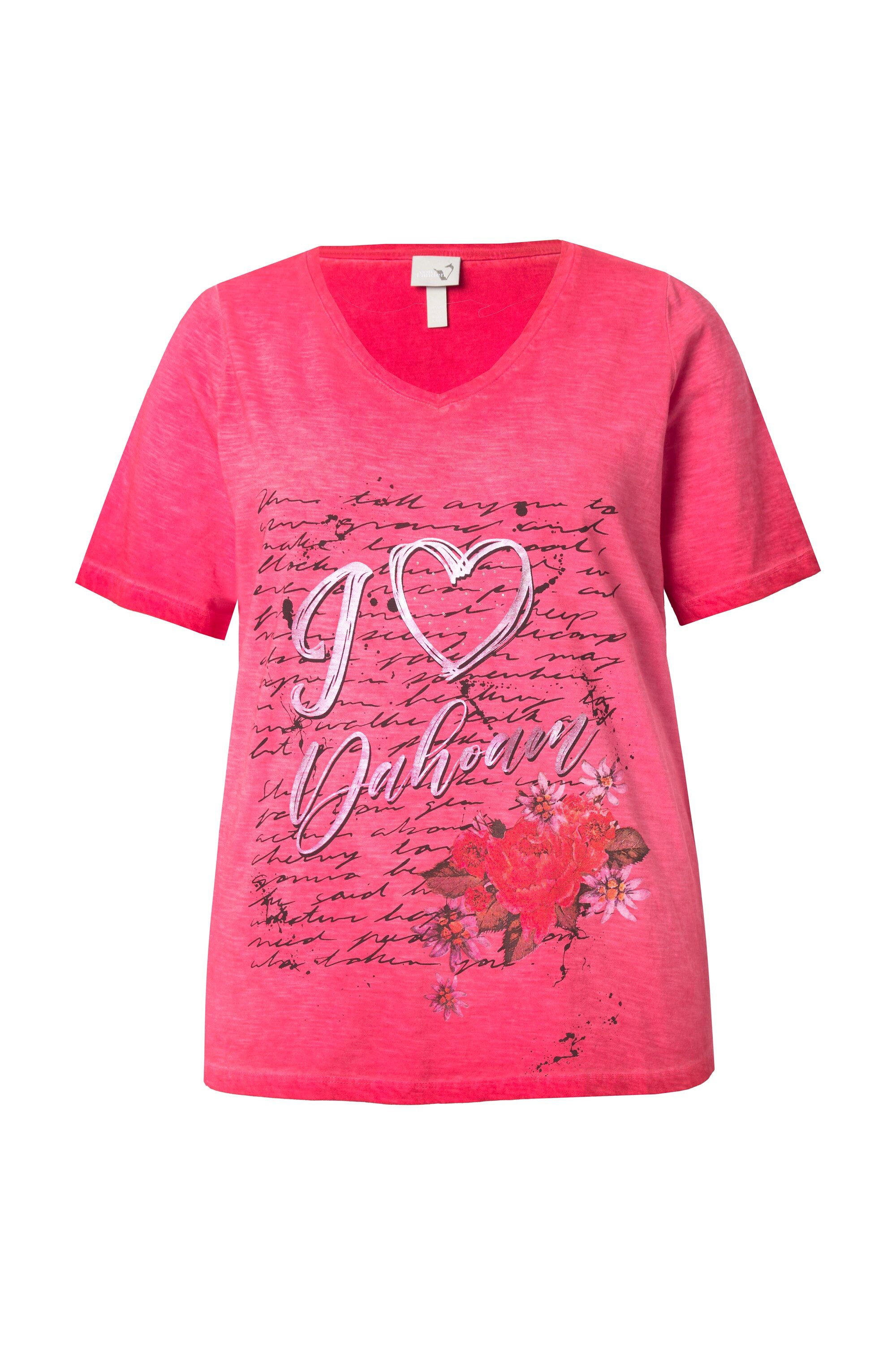 Ulla Popken T-Shirt T-Shirt Trachtenmotiv Classic günstig online kaufen