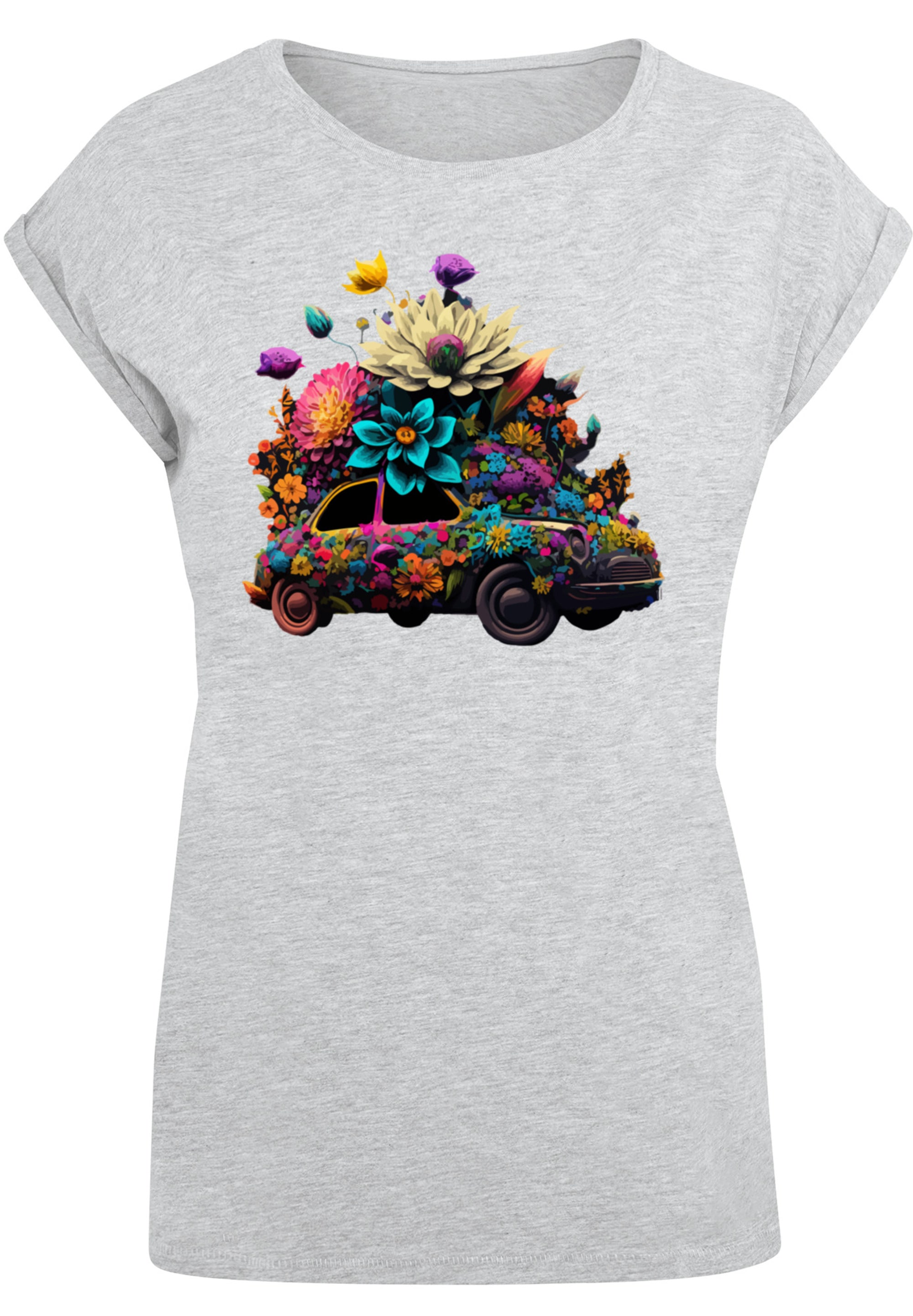 F4NT4STIC T-Shirt "Blumen Auto Tee", Print günstig online kaufen