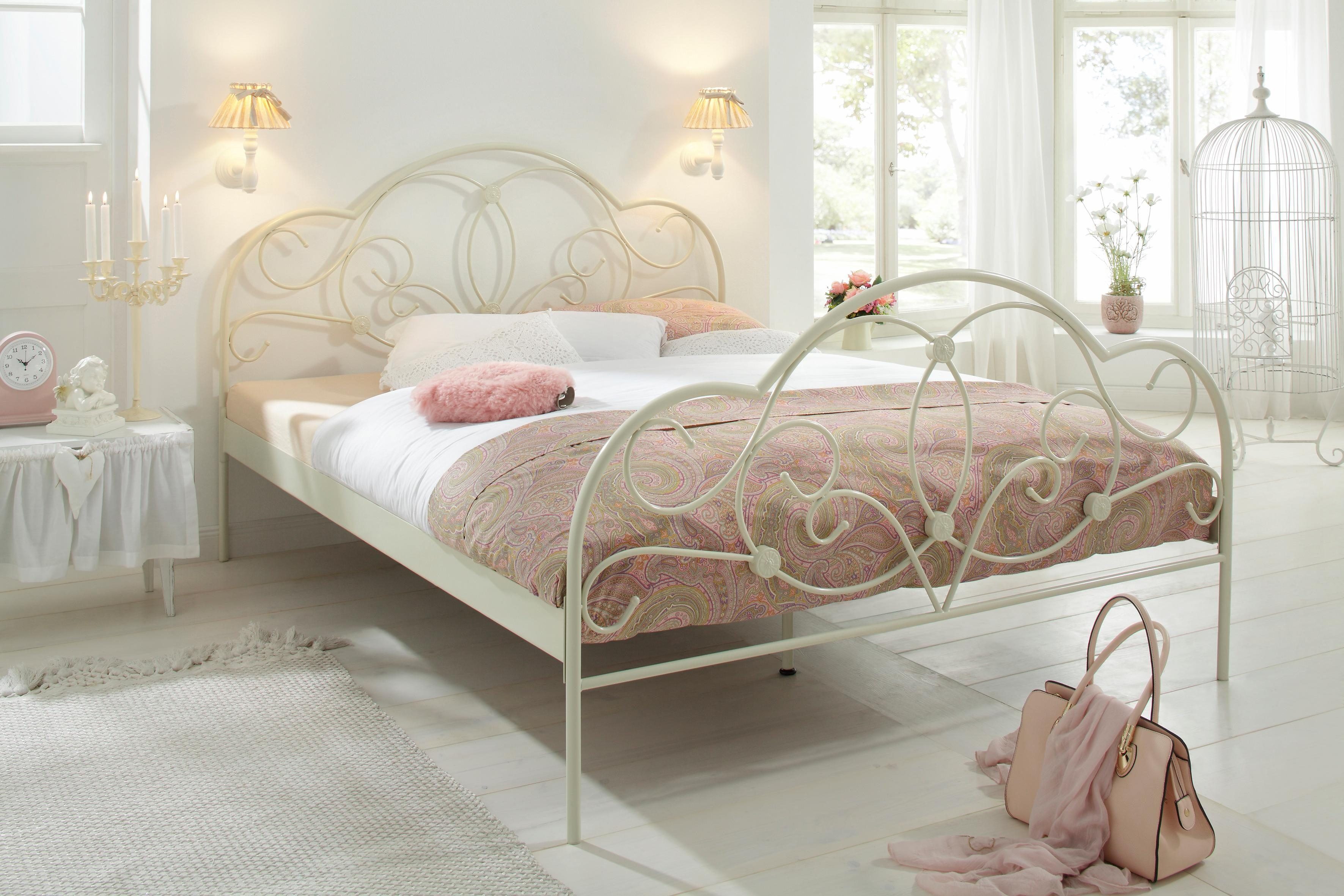 Home affaire Metallbett "TOPSELLER", mit aufwendiger Verzierung, romantisch günstig online kaufen