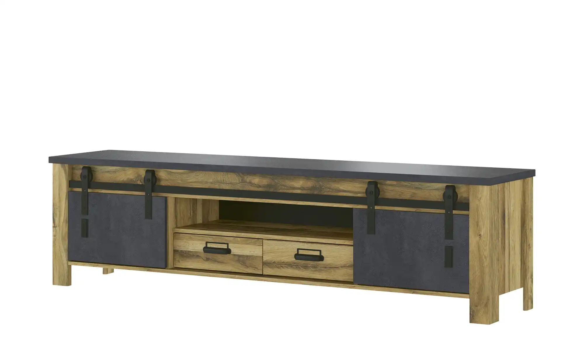 Lowboard  Ledro ¦ holzfarben ¦ Maße (cm): B: 201 H: 54 T: 44.0 Kommoden & S günstig online kaufen