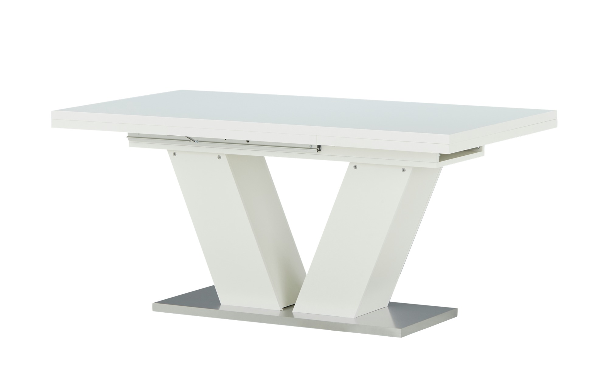 Esstisch ausziehbar - weiß - 90 cm - 76 cm - Tische > Esstische - Möbel Kra günstig online kaufen