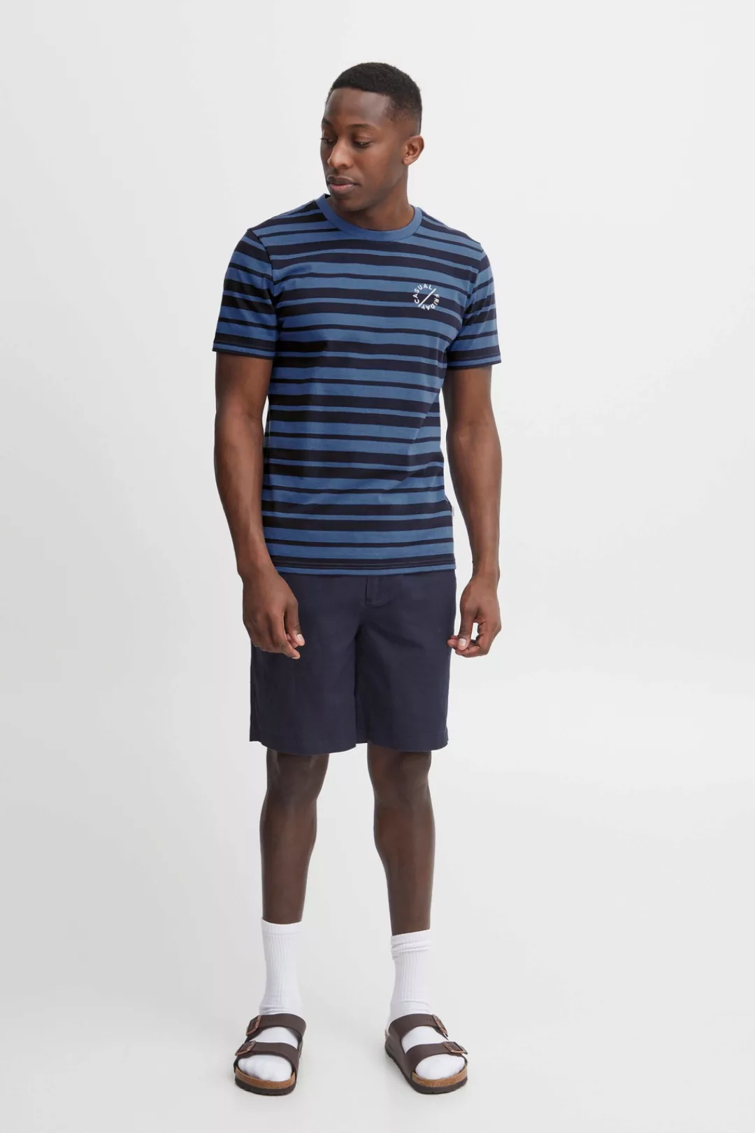 Casual Friday T-Shirt CFThor 0059 Y/D striped tee - 20504603 günstig online kaufen