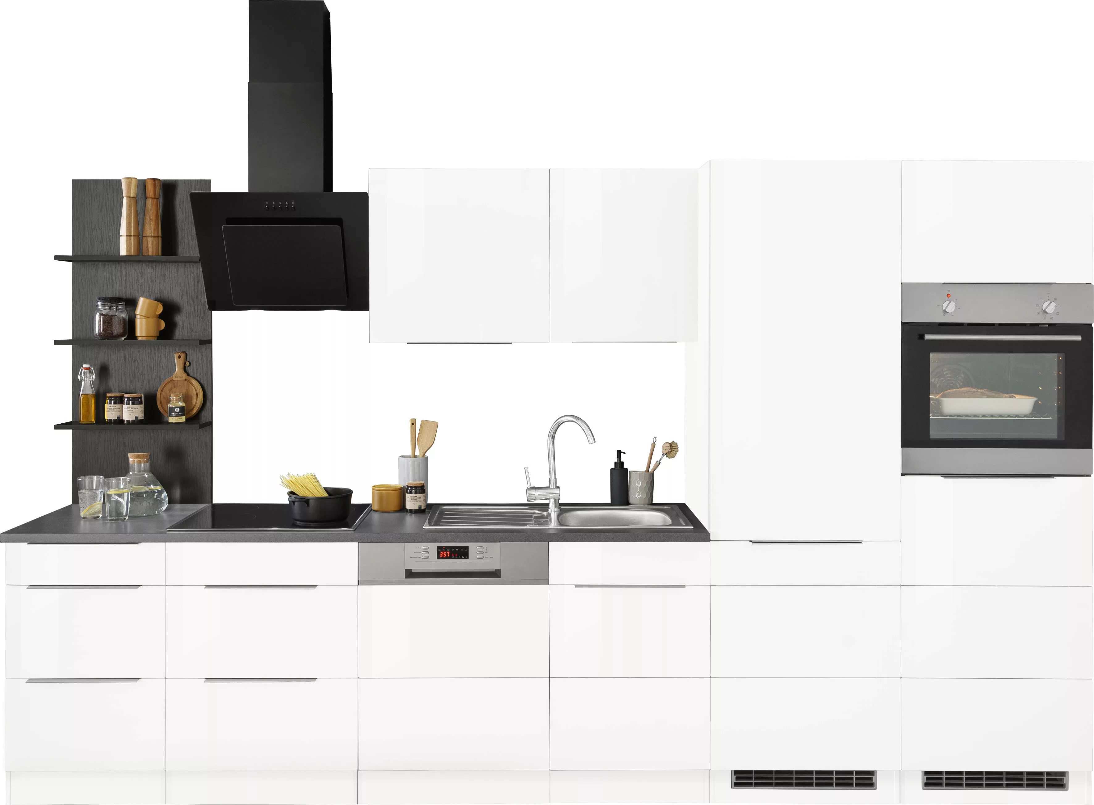 KOCHSTATION Küchenzeile »KS-Brindisi Breite 340 cm«, wahlweise mit E-Geräte günstig online kaufen