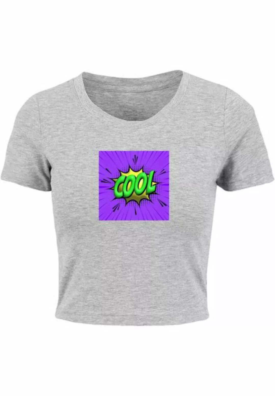 Merchcode T-Shirt Merchcode Damen Ladies COOL Comic Cropped Tee (1-tlg) günstig online kaufen