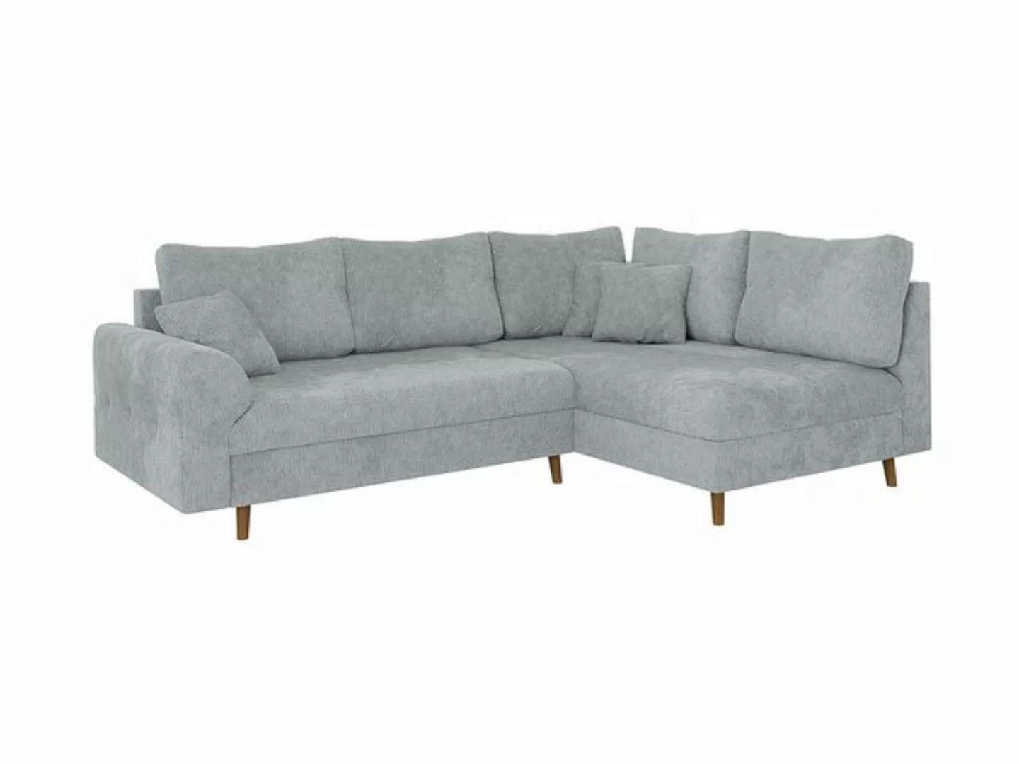 S-Style Möbel Ecksofa Kristian mit Holzfüßen im skandinavischen Stil aus Ch günstig online kaufen