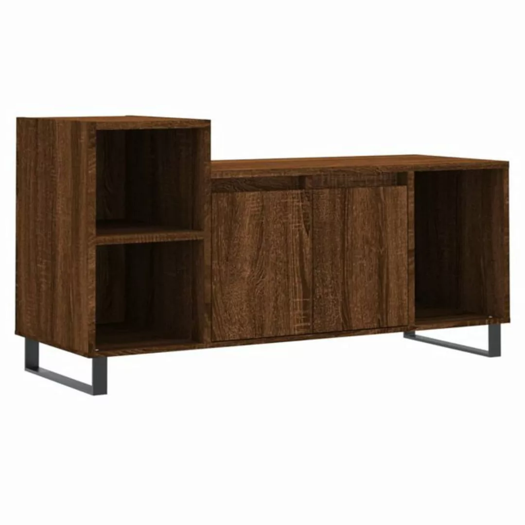 vidaXL TV-Schrank TV-Schrank Braun Eichen-Optik 100x35x55 cm Spanplatte TV- günstig online kaufen