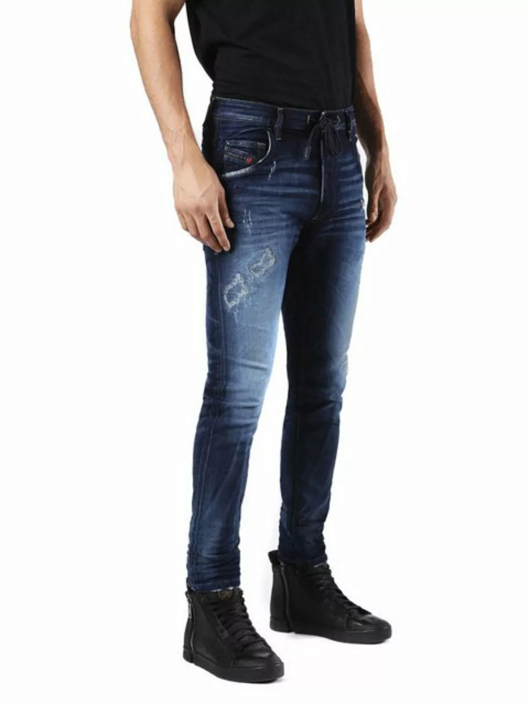 Diesel Tapered-fit-Jeans Diesel Krooley B-NE 0676F Herren Jeans Hose Joggje günstig online kaufen