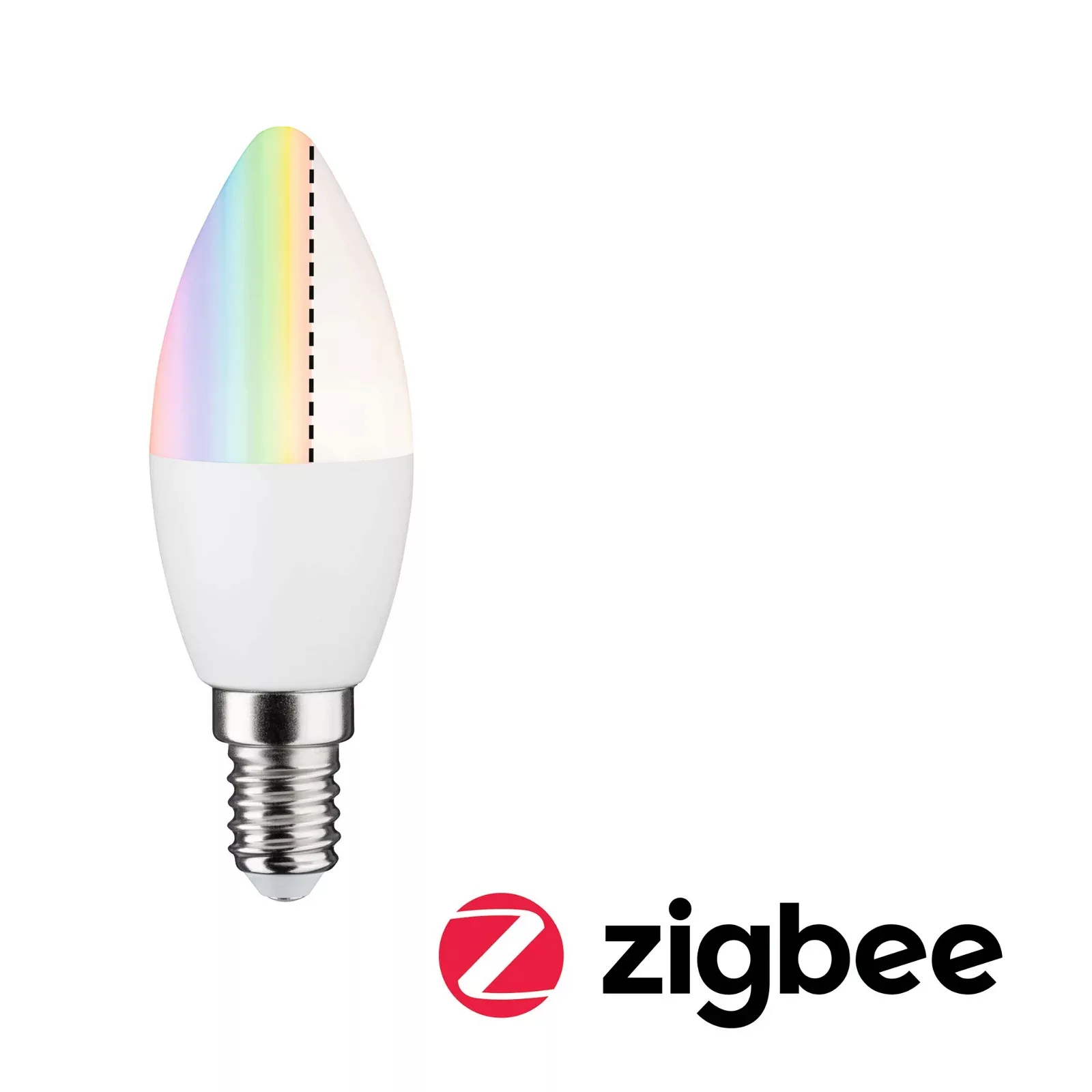 Paulmann "Smart Home Zigbee LED Kerze 6,3 Watt Matt E14 RGBW" günstig online kaufen