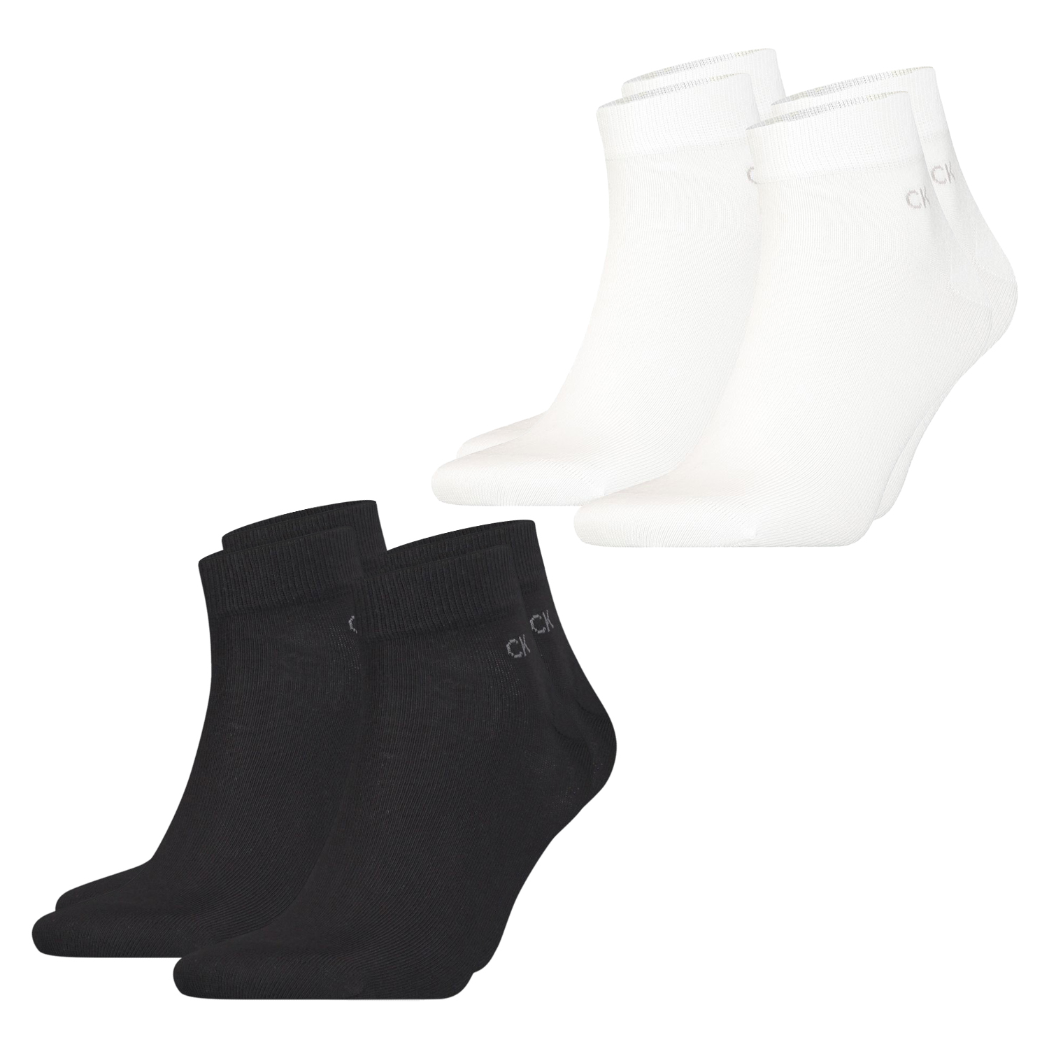 Calvin Klein Herren Quarter Socken 4er, 6er, 8er Pack günstig online kaufen