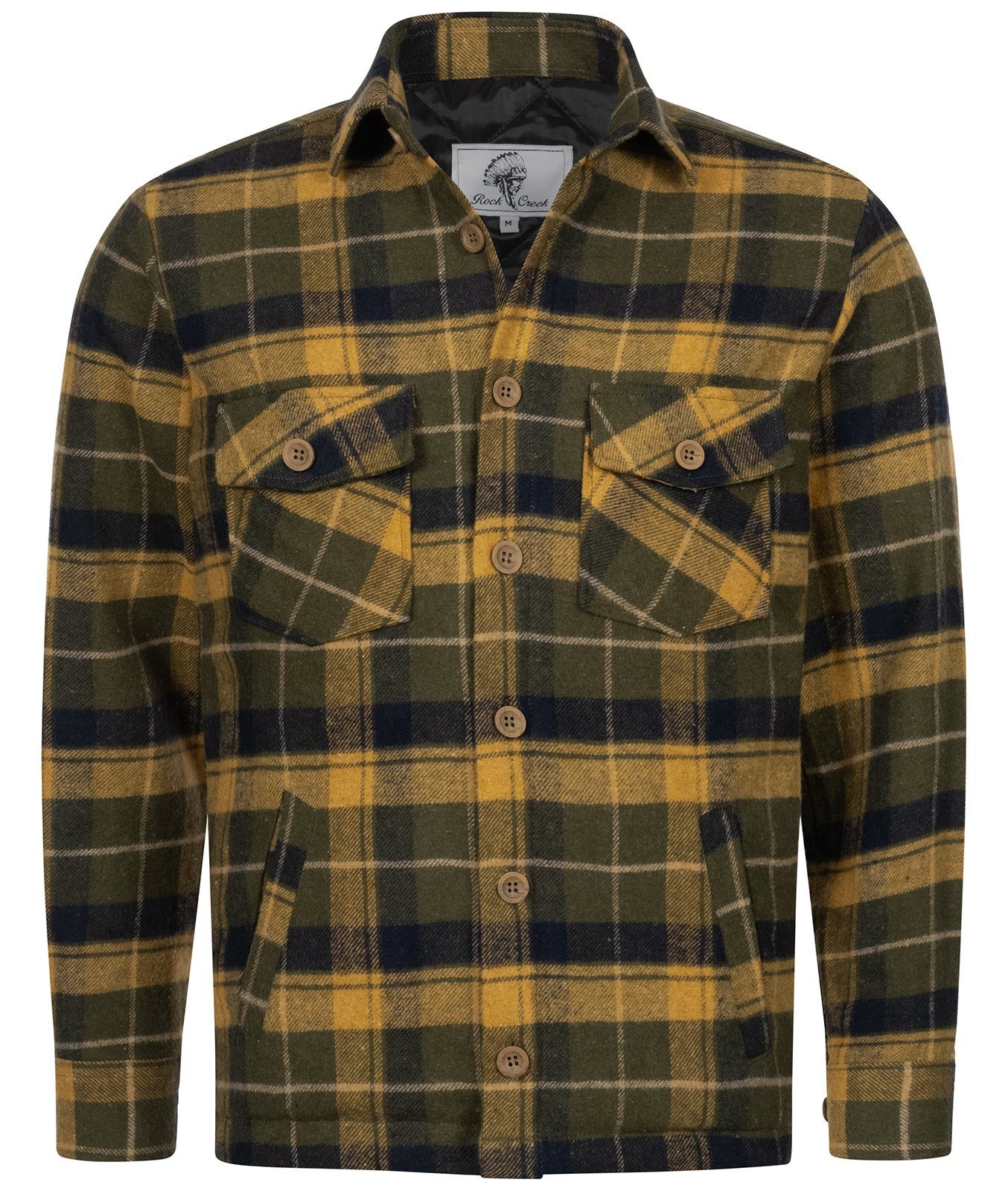 Rock Creek Windbreaker Herren Jacke Flanelljacke günstig online kaufen