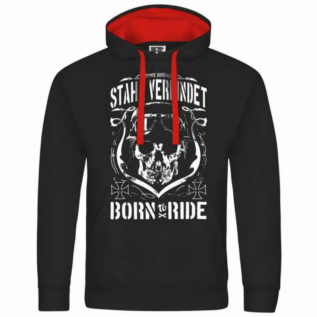 deinshirt Kapuzenpullover Herren Kapuzenpullover Stahl verbindet Mit Print günstig online kaufen