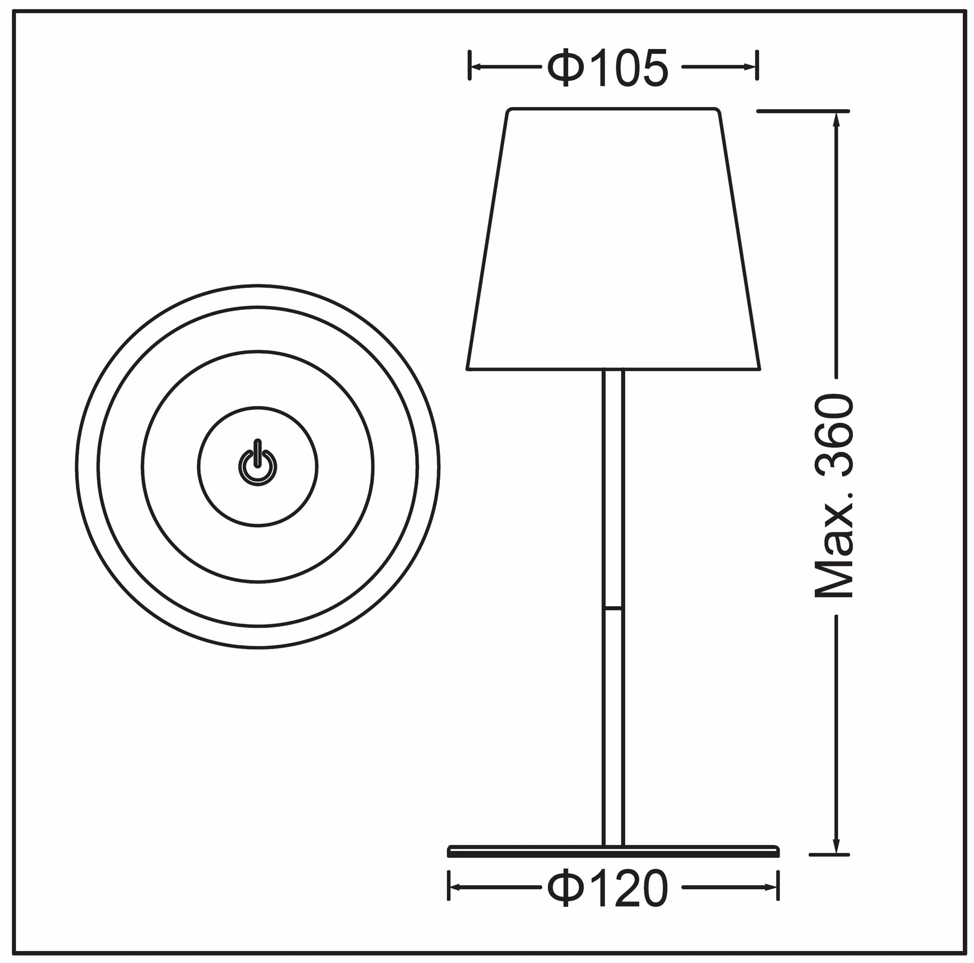 TRANGO LED Tischleuchte, Weiß matt LED günstig online kaufen