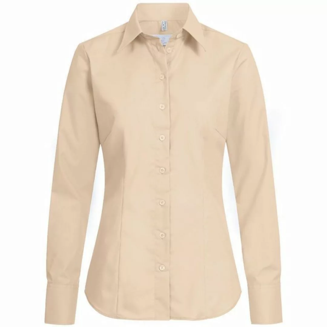 GREIFF Langarmbluse Greiff Corporate Bluse Damen BASIC Regular-Fit Beige 42 günstig online kaufen