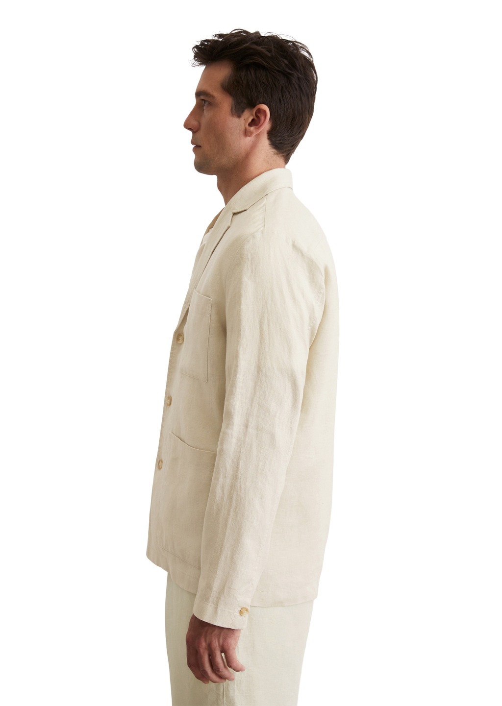 Marc OPolo Kurzjacke "aus reinem Leinen" günstig online kaufen