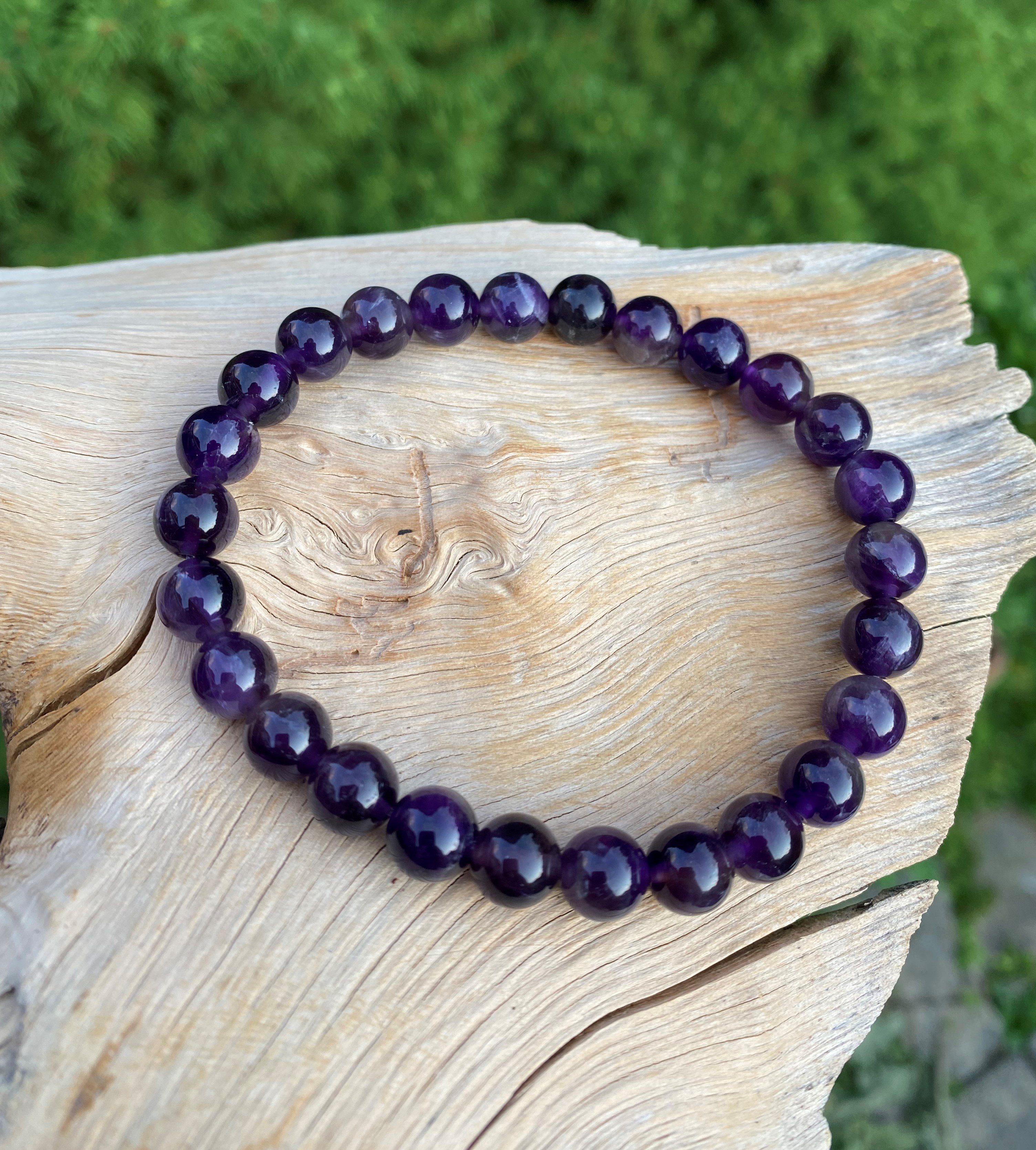 NAHLE Perlenarmband Naturstein Amethyst Armband (inkl. günstig online kaufen