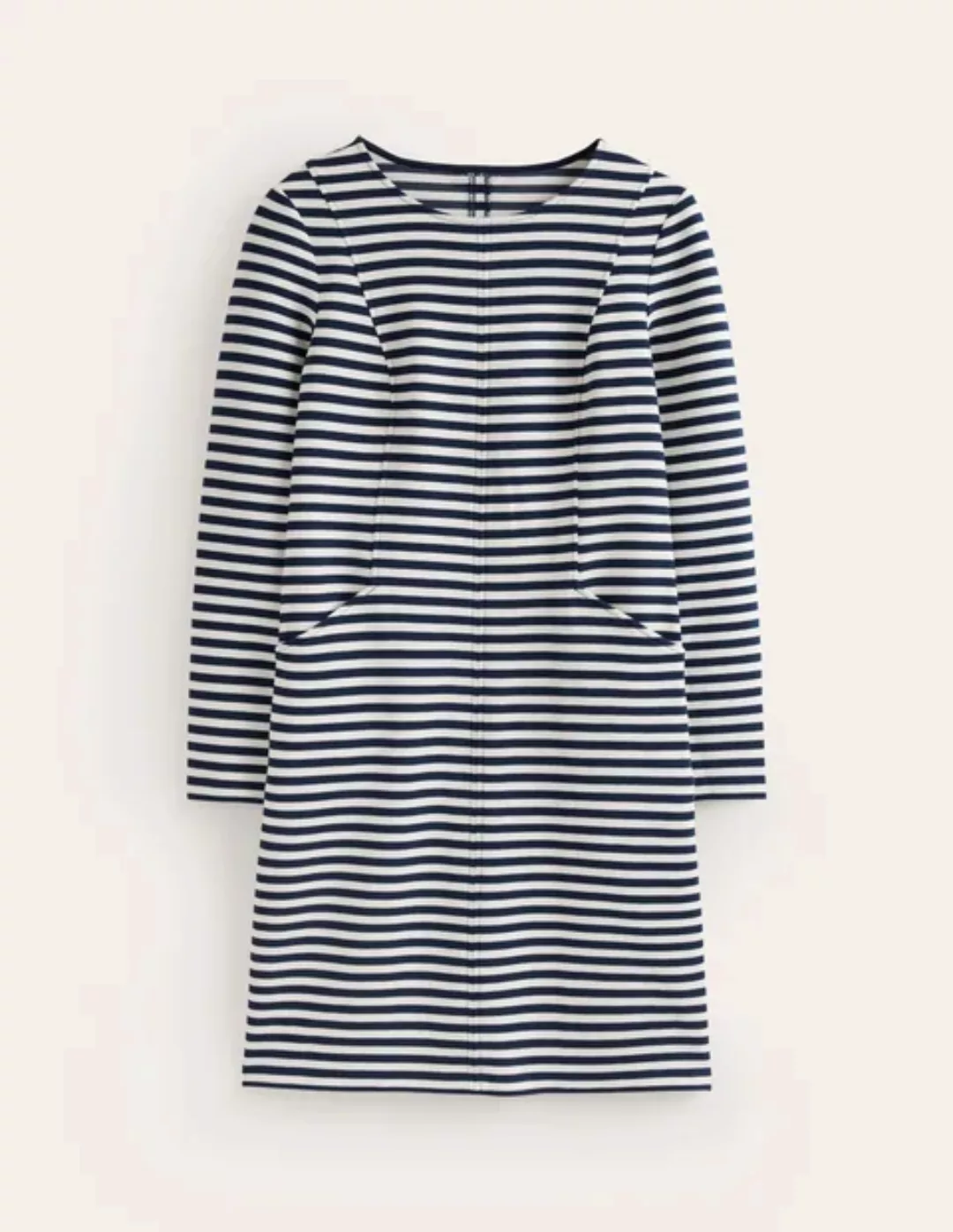 Ellen Ottoman-Kleid Damen Boden, Französisches Marineblau/Naturweiß Gestrei günstig online kaufen