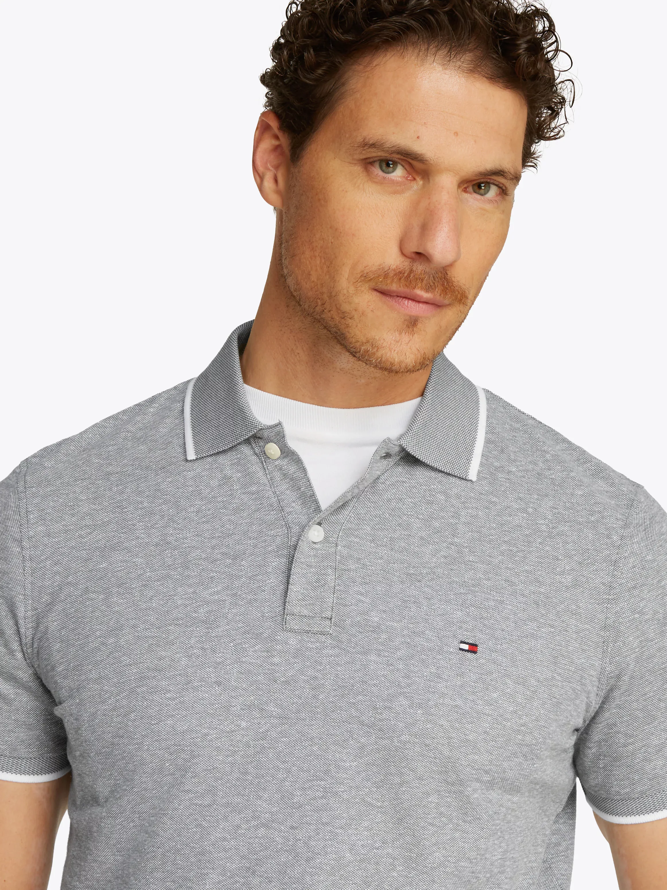 Tommy Hilfiger Poloshirt "LINEN PIQUE REG POLO" günstig online kaufen